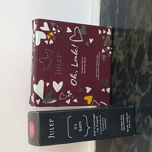 New in Box Julep Oh Look Compact Mirror & Cardinal Red Creme Lip Crayon